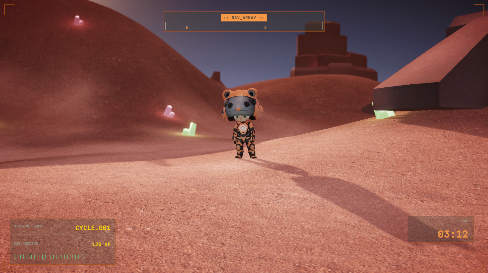 Player on surface