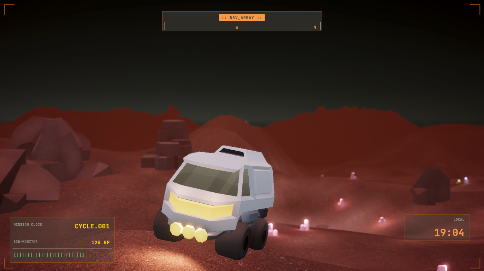 Rover driving